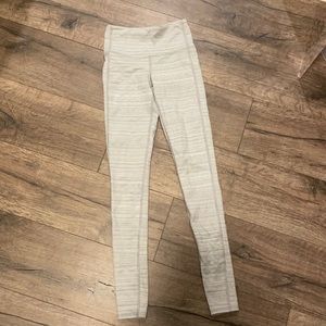 Gray And White Heatherd XXS Athleta Leggings